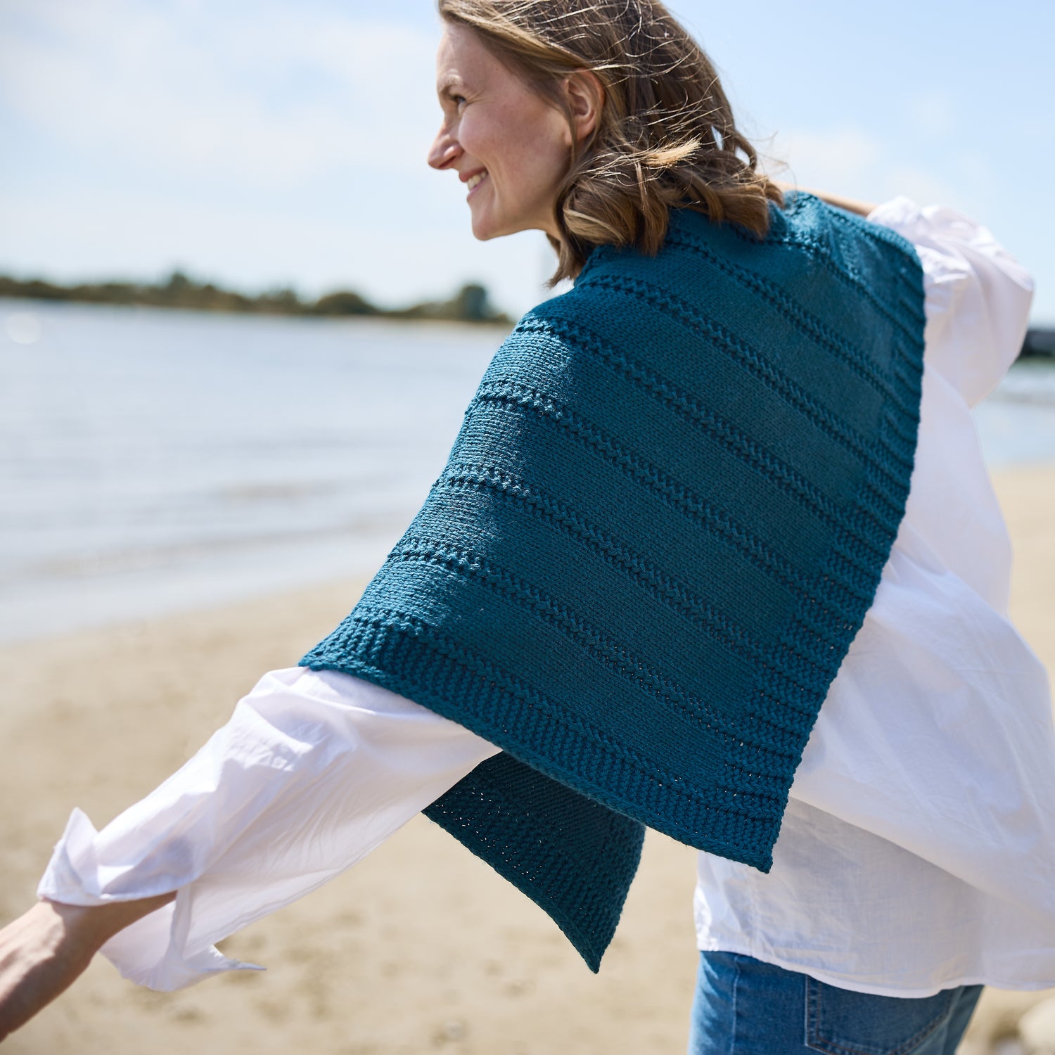 Strickanleitung Poncho Tenang