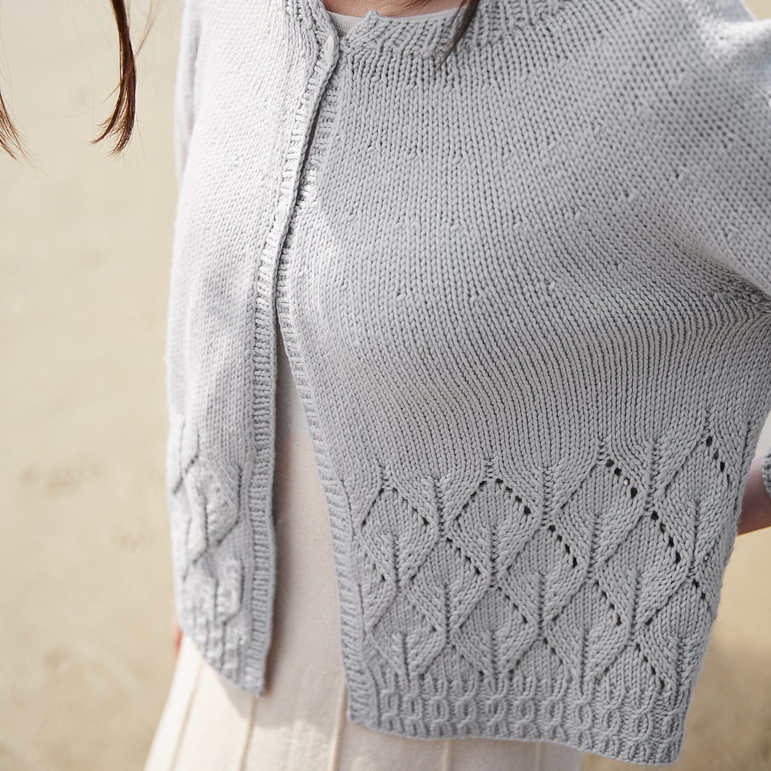 Strickanleitung Cardigan Caresse