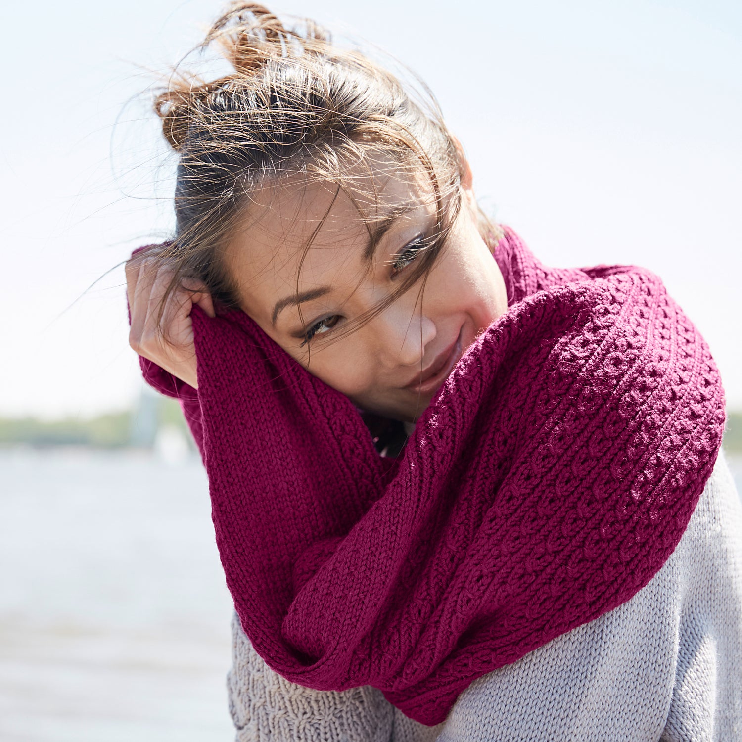 Pattern Loop Scarf Toco