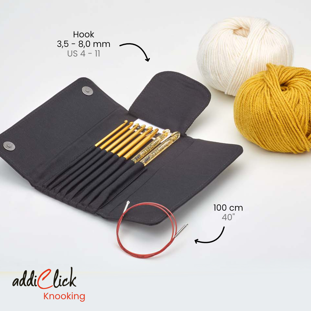 addiClick crochet hook set