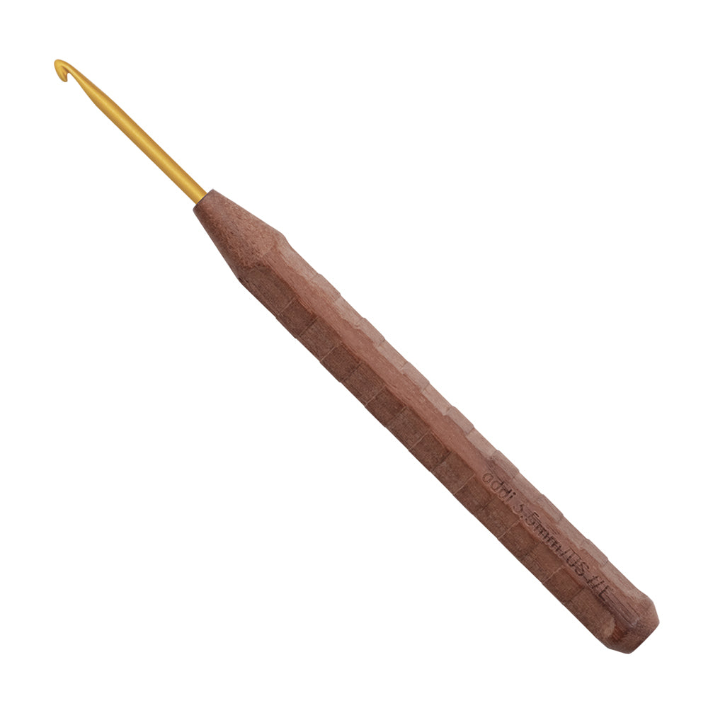 addiNature Walnut Gold Häkelnadel - 16 cm (2 - 6 mm)