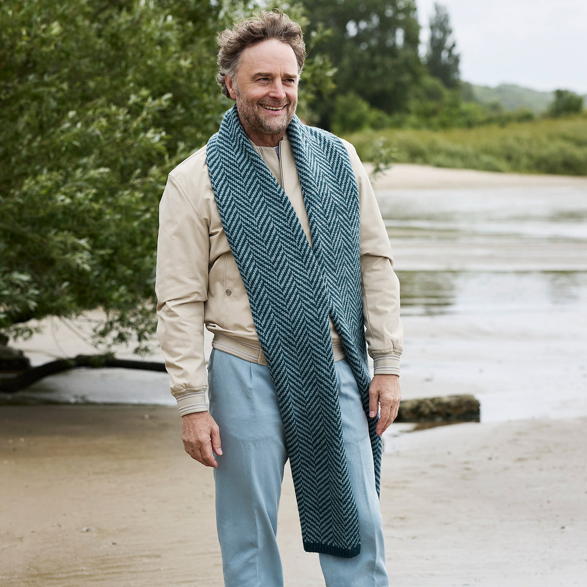 Pattern Linewalk Scarf