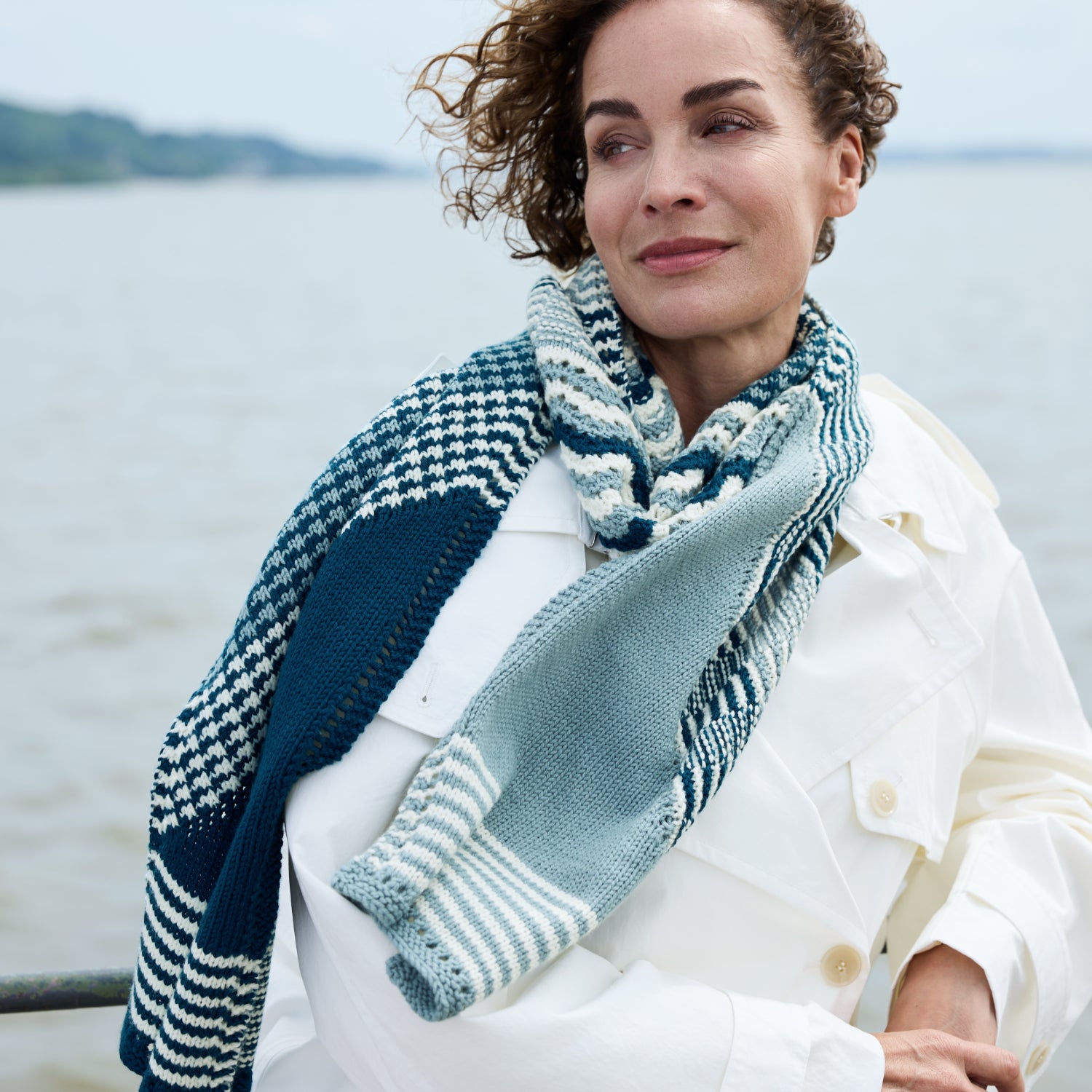 Strickanleitung Schal Riverlines