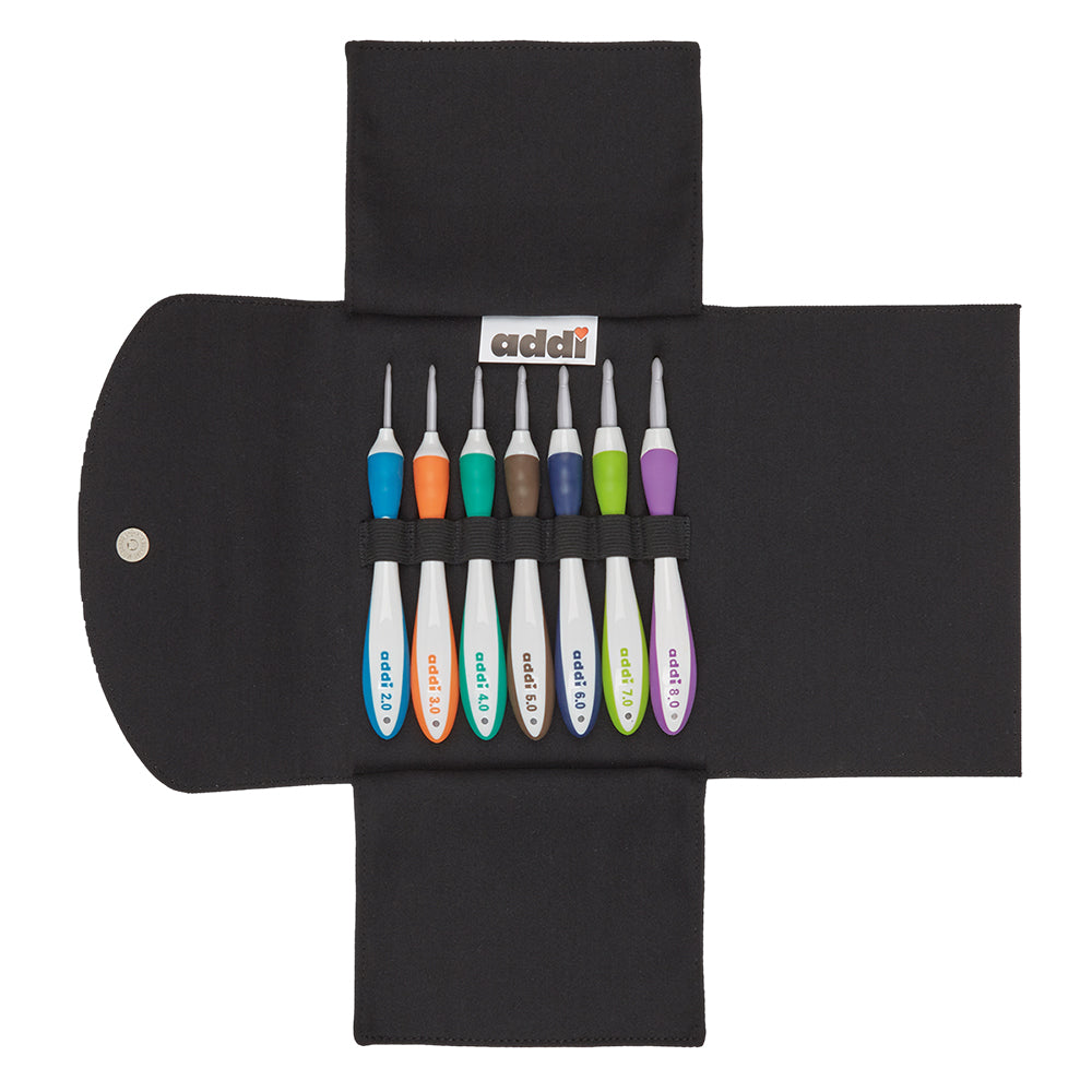 addiSwings Etui Häkelnadel-Set 2-8mm