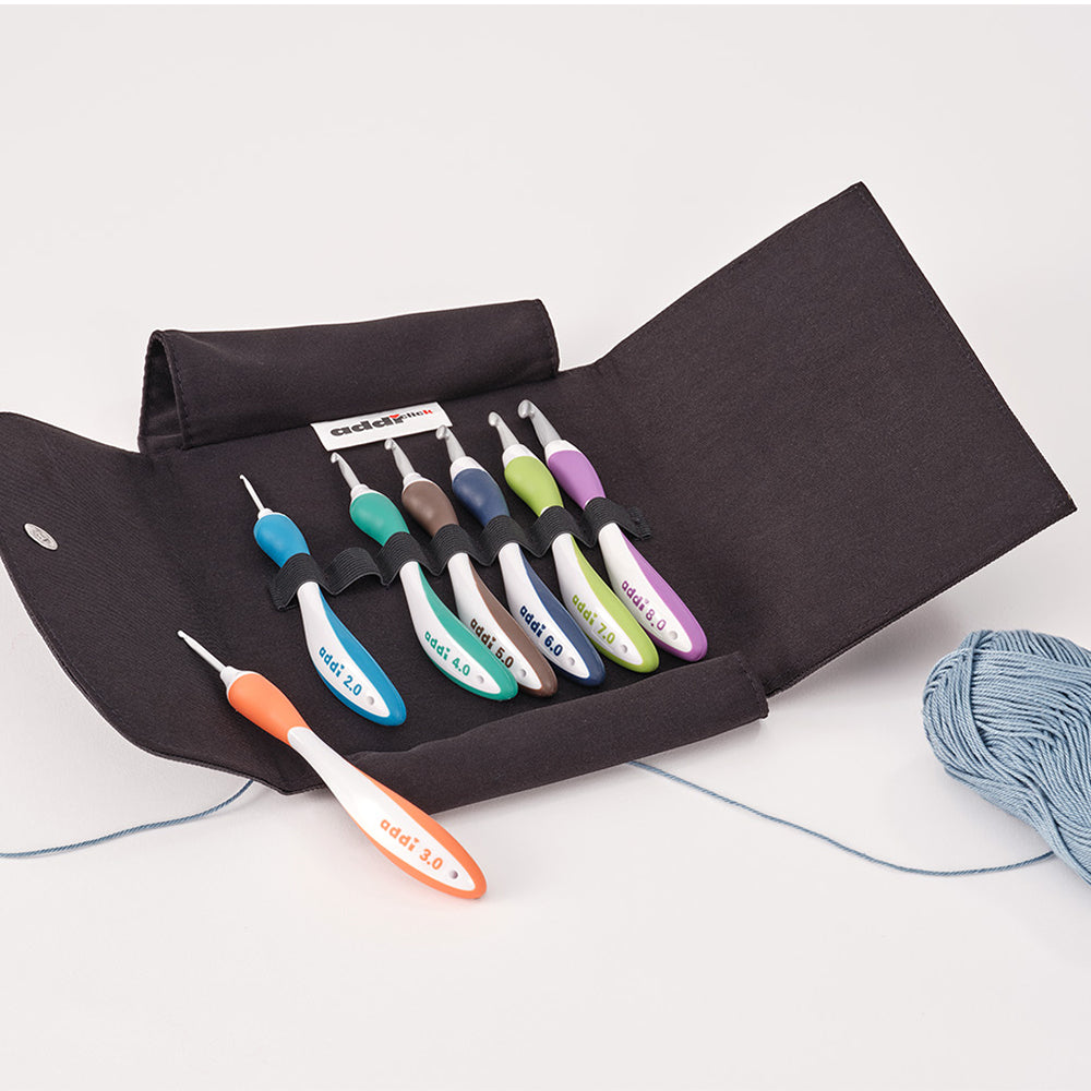 addiSwings Etui Häkelnadel-Set 2-8mm