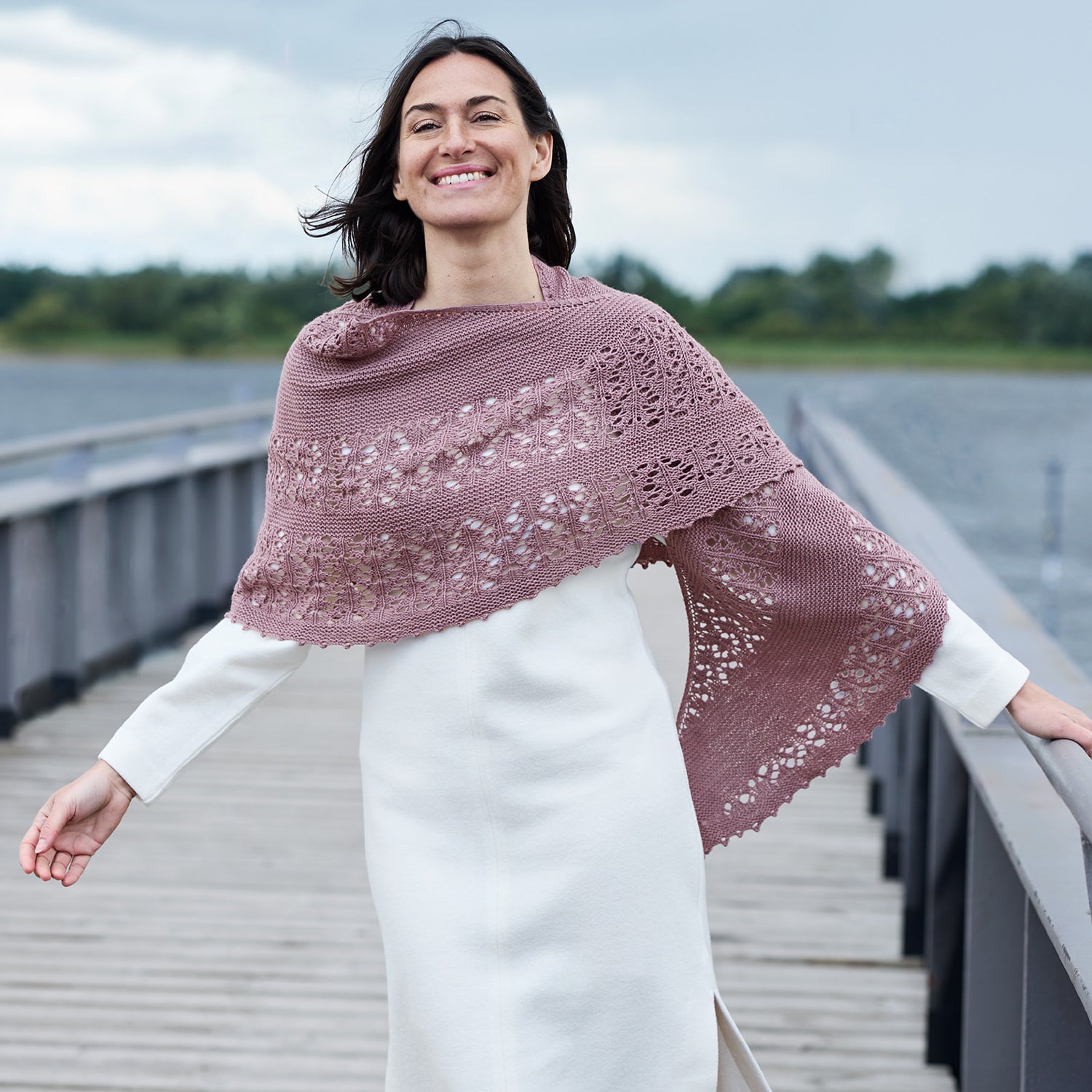Strickanleitung Tuch Play of Light
