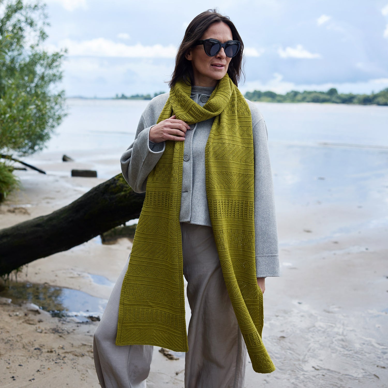 Pattern Scarf Playful Day
