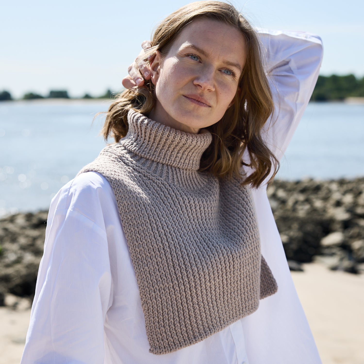 Strickanleitung Neckwarmer Kalmte