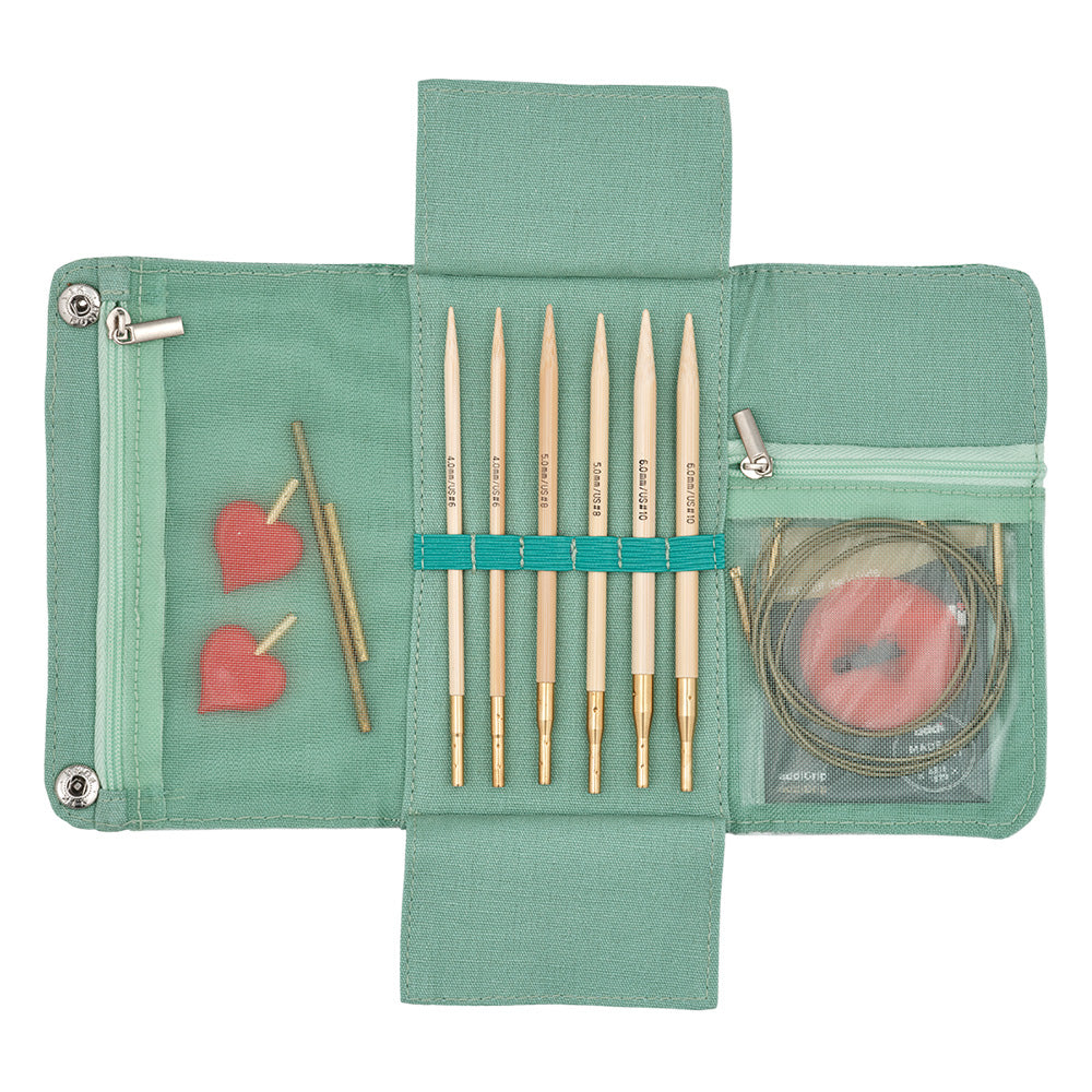 addiClick Nature Bamboo Long Starter Set - 60 und 80 cm (4,0 / 5,0 / 6,0 mm)