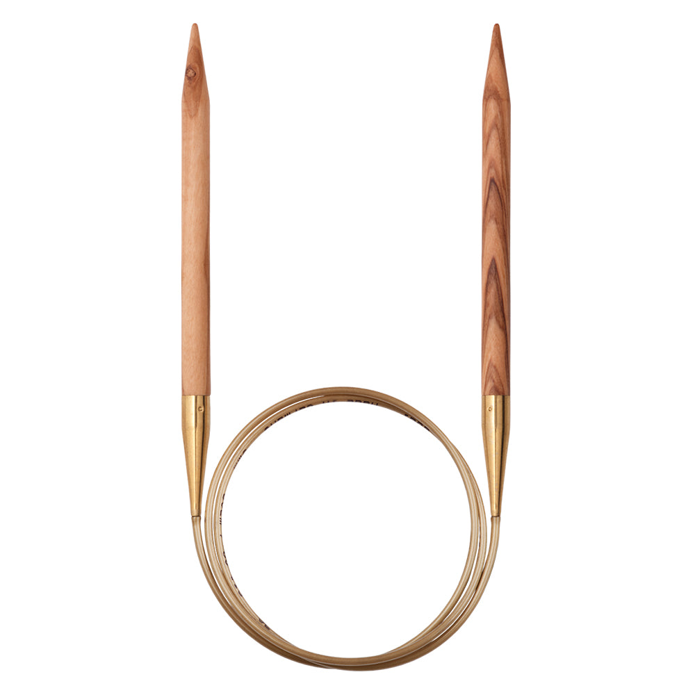 addiNature Olive Wood Rundstricknadel - einzeln (3 - 12 mm)