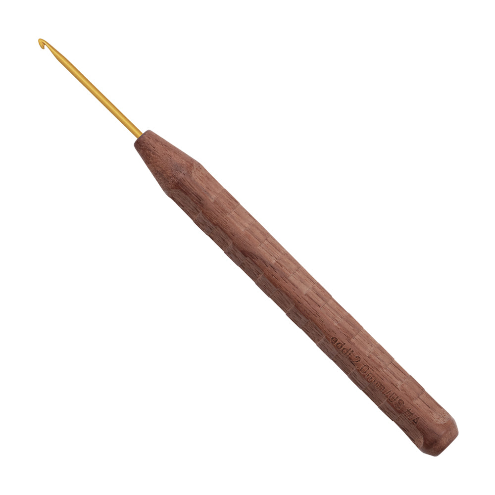 addiNature Walnut Gold Häkelnadel - 16 cm (2 - 6 mm)
