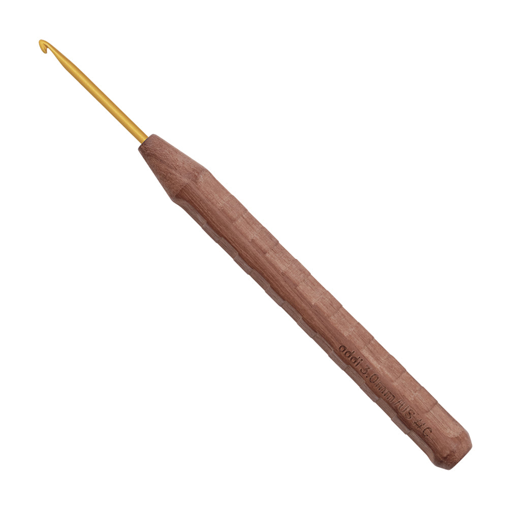 addiNature Walnut Gold Häkelnadel - 16 cm (2 - 6 mm)