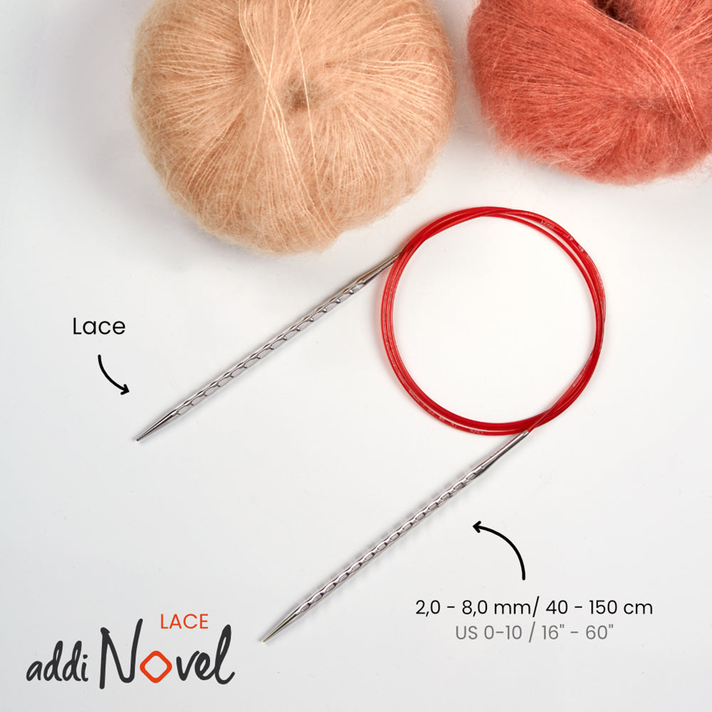 addiNovel Lace Rundstricknadel - einzeln (2 - 8 mm)