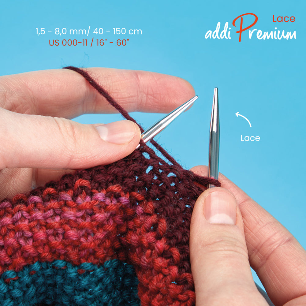addiPremium Classic Lace Rundstricknadel - einzeln (1,5 - 8 mm)