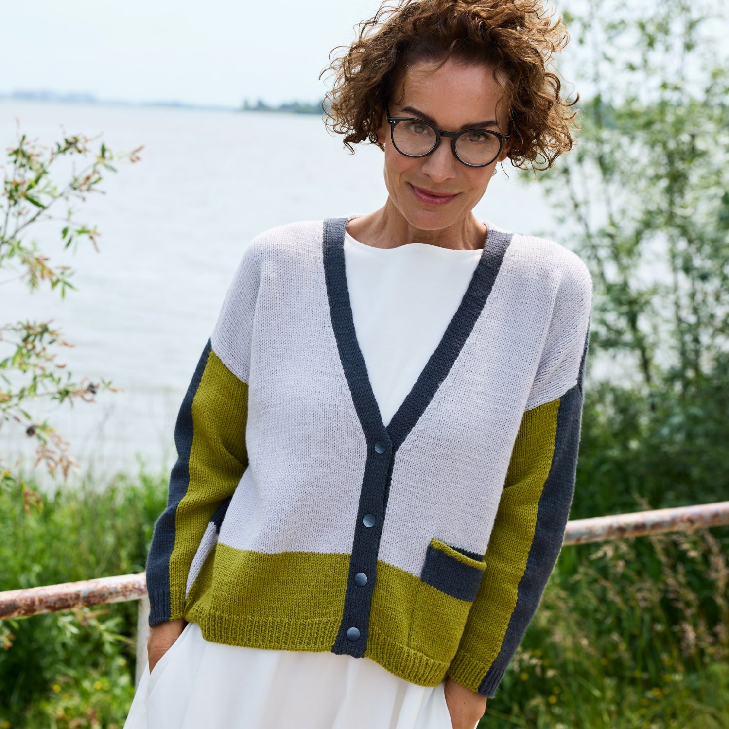 Strickanleitung Cardigan Forest Crossing