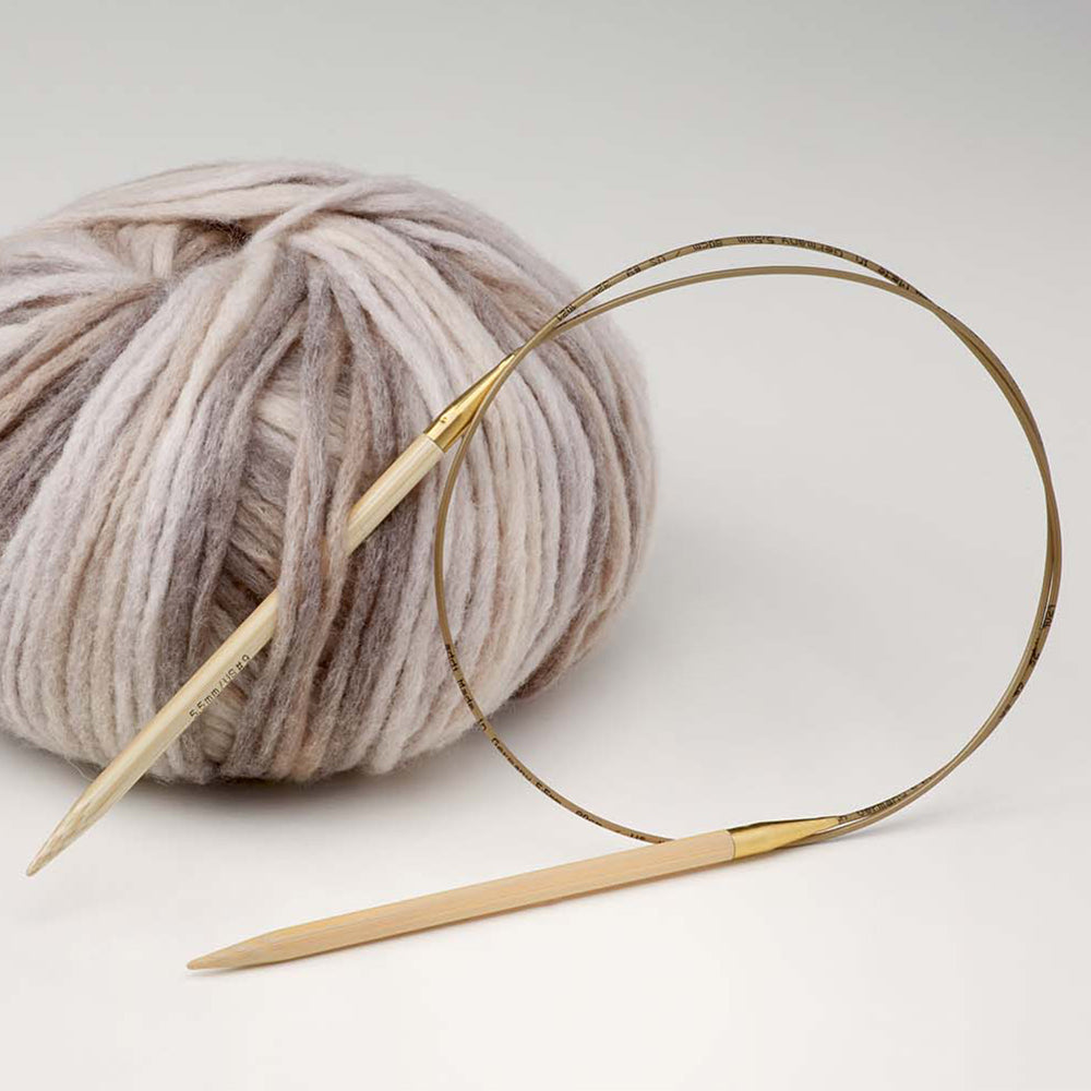 addiNature Bamboo Rundstricknadel – Länge 40–120 cm (2,5–9 mm)